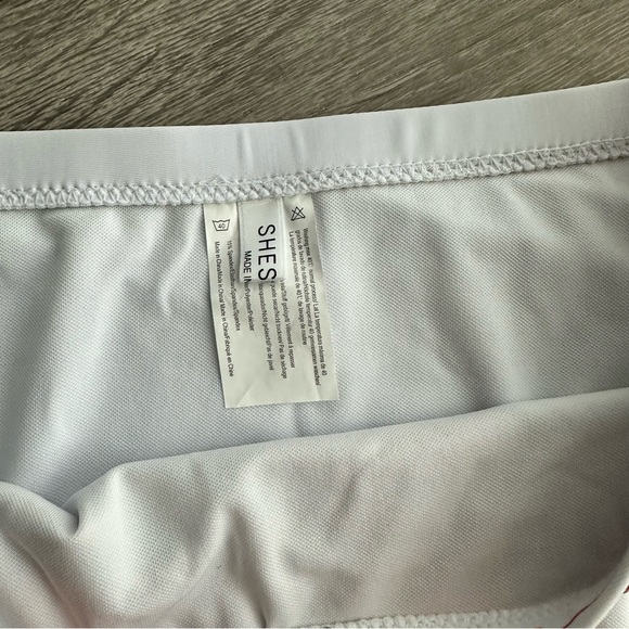 Veuve Clicquot White Bikini Bottoms and White Sarong - Picture 3 of 9